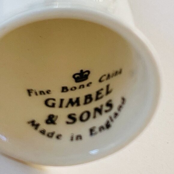 Thimble Raggedy Ann Fine bone Chine Gimbel and Sons Made in England Collectible - Picture 8 of 8